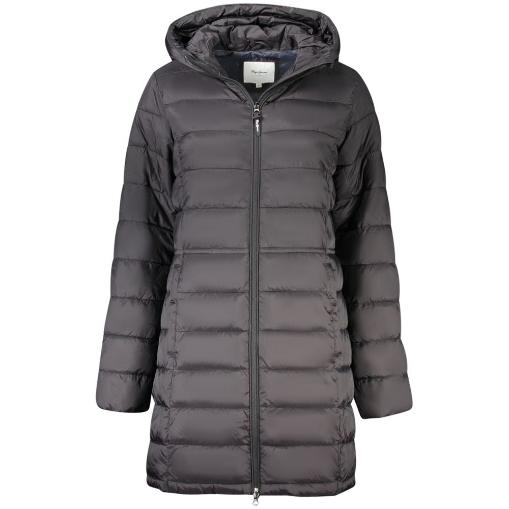 Black Polyamide Women's Jacket - ventzia
