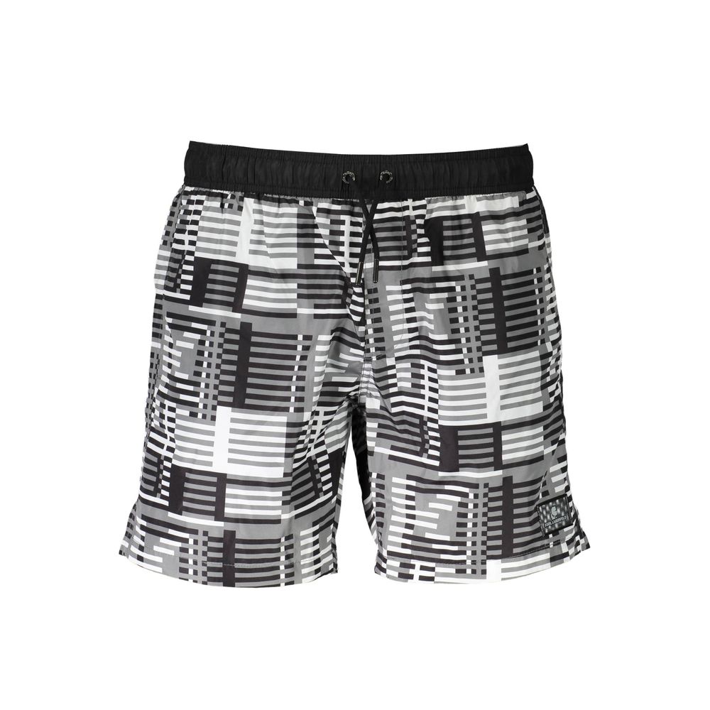 Black Polyester Swimwear - ventzia