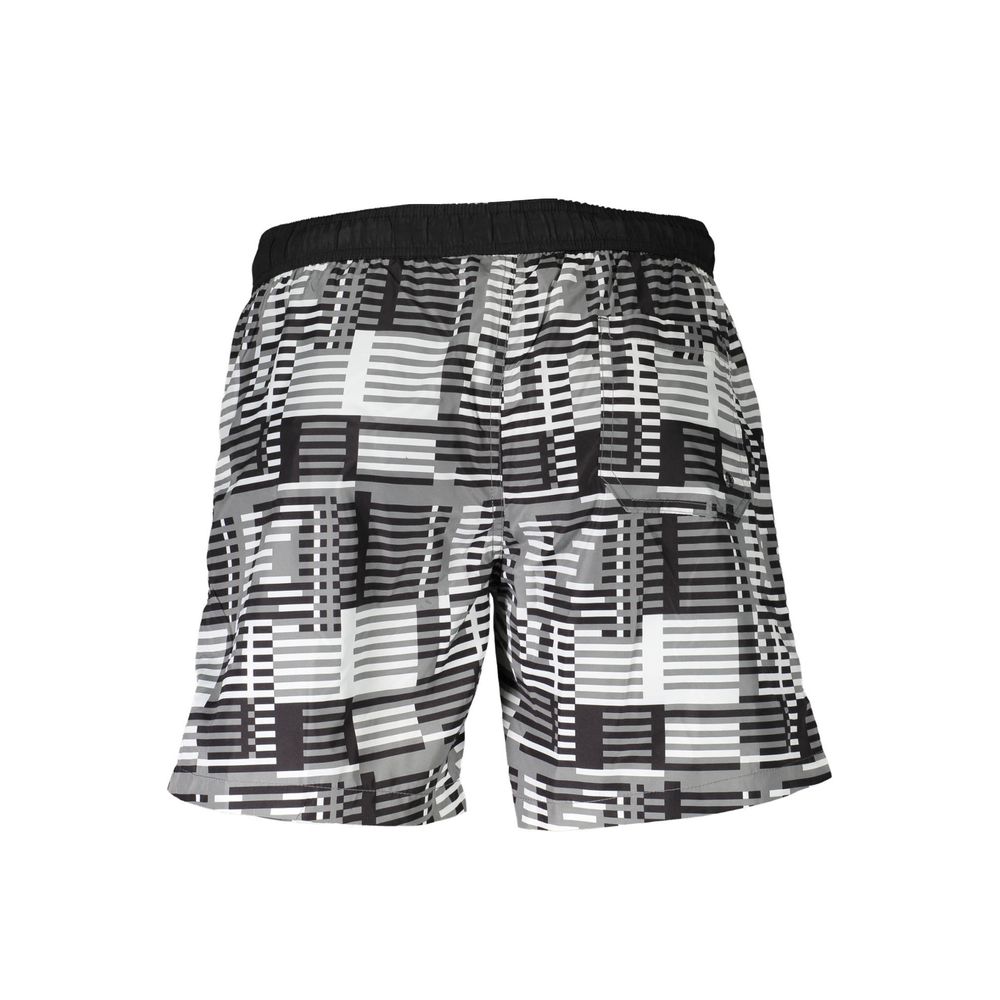 Black Polyester Swimwear - ventzia
