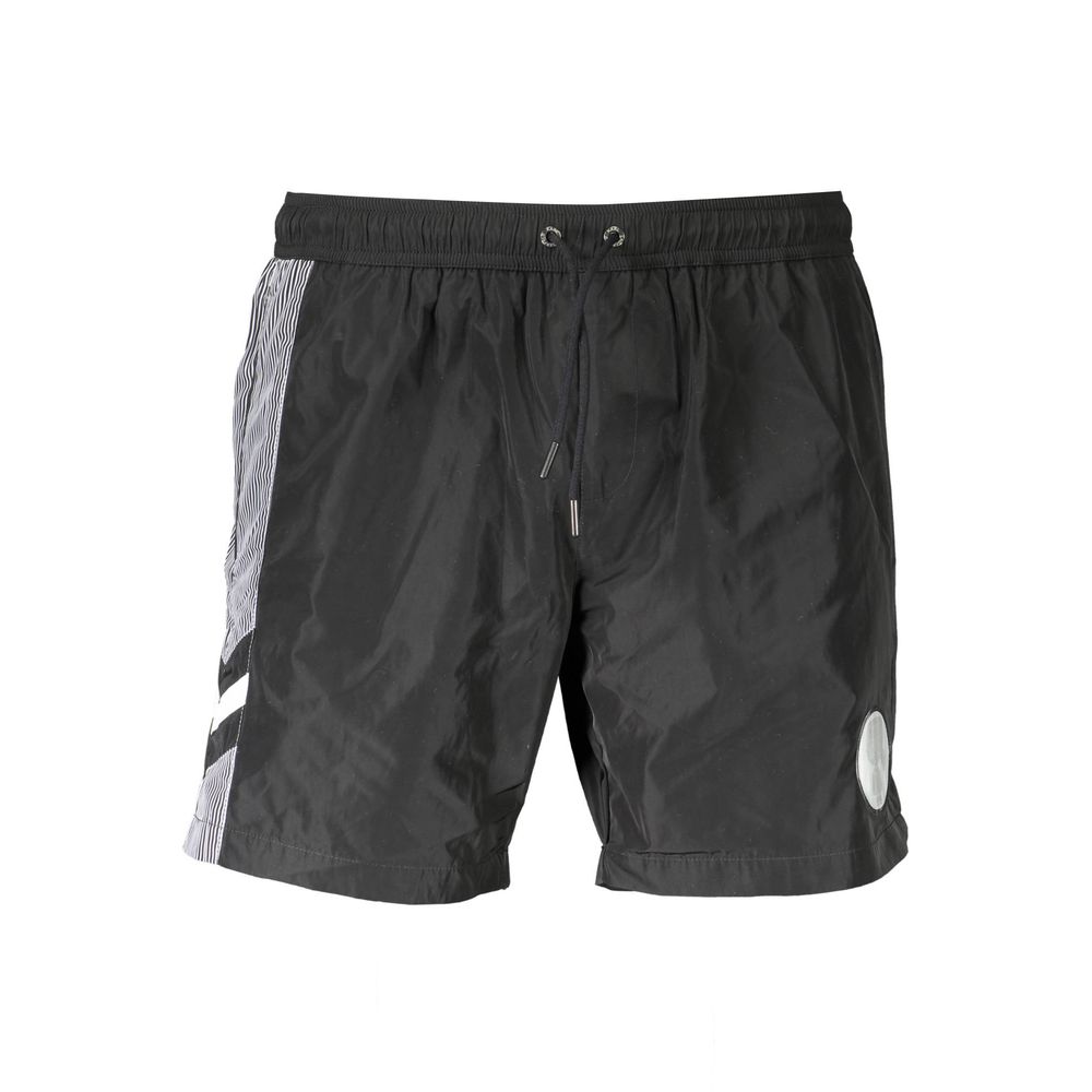 Black Polyester Swimwear - ventzia