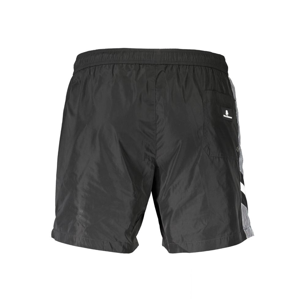 Black Polyester Swimwear - ventzia