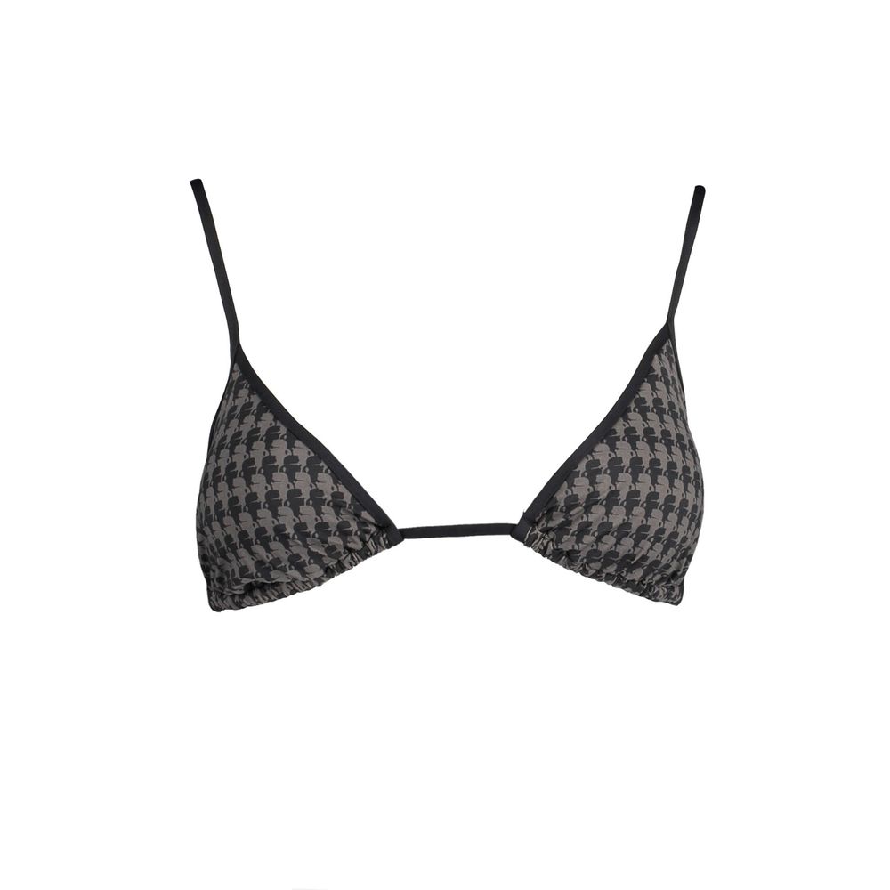 Black Elastane Swimwear - ventzia