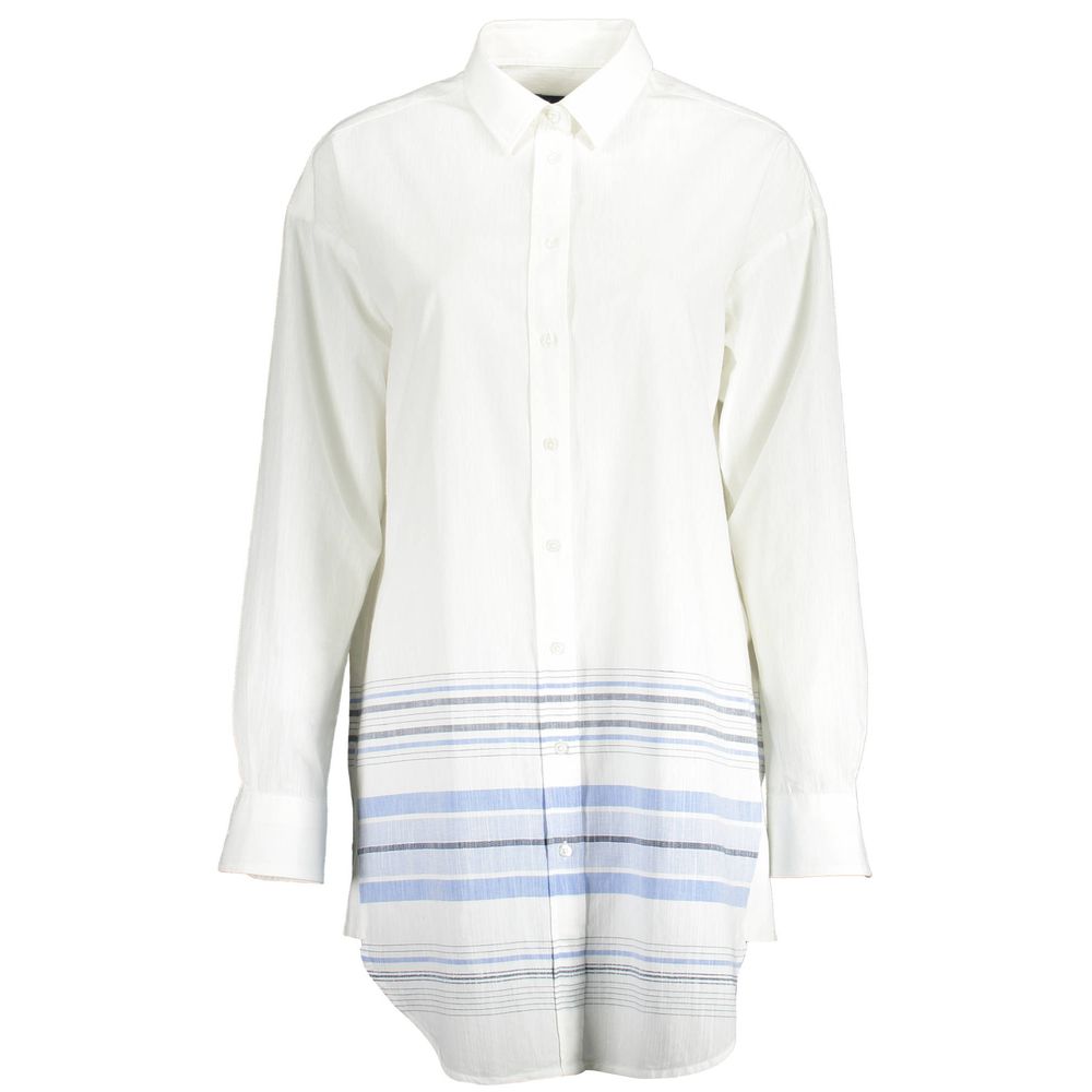 White Cotton Shirt - ventzia
