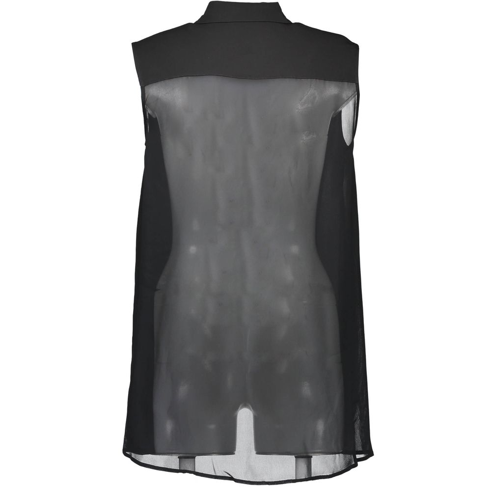 Black Viscose Shirt - ventzia