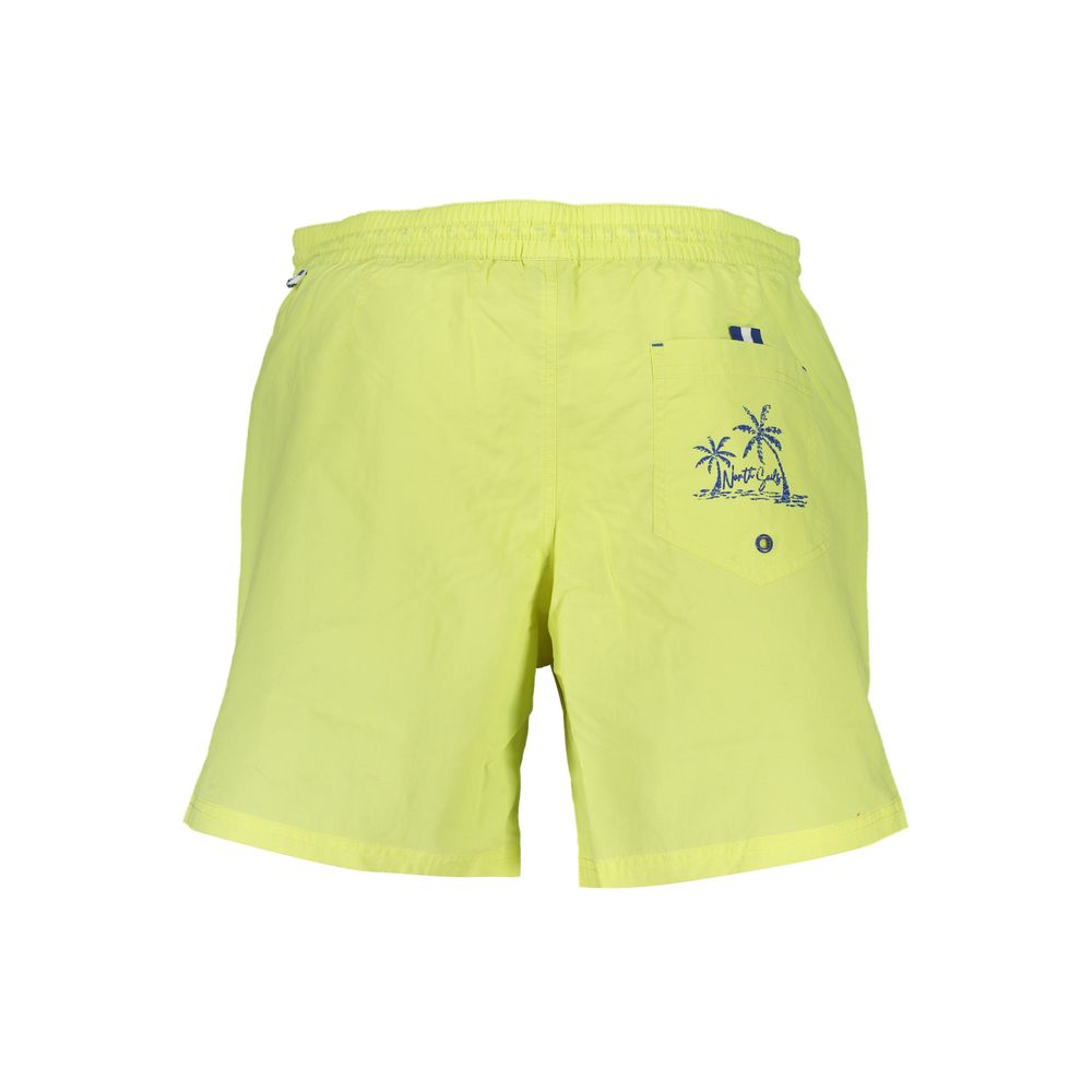 Verde Polyester Men's Swim Trunk - ventzia