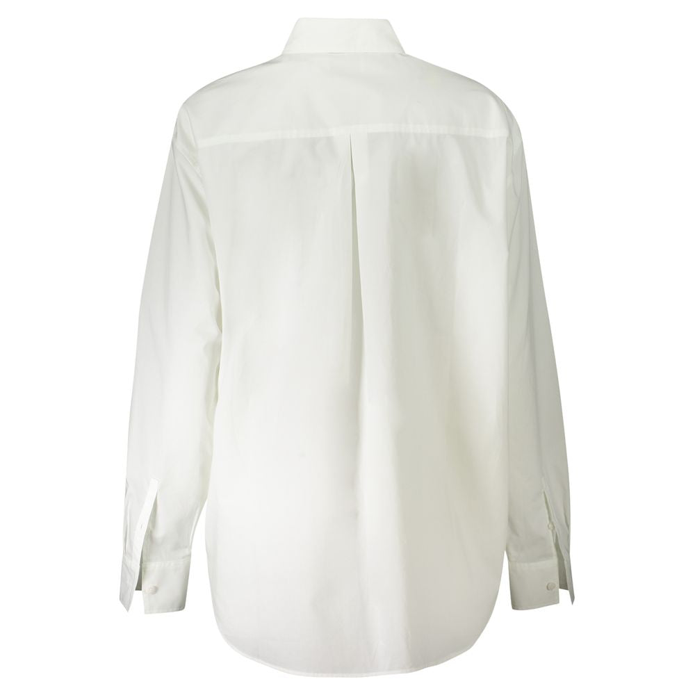 Bianco Cotton Woman Shirt - ventzia