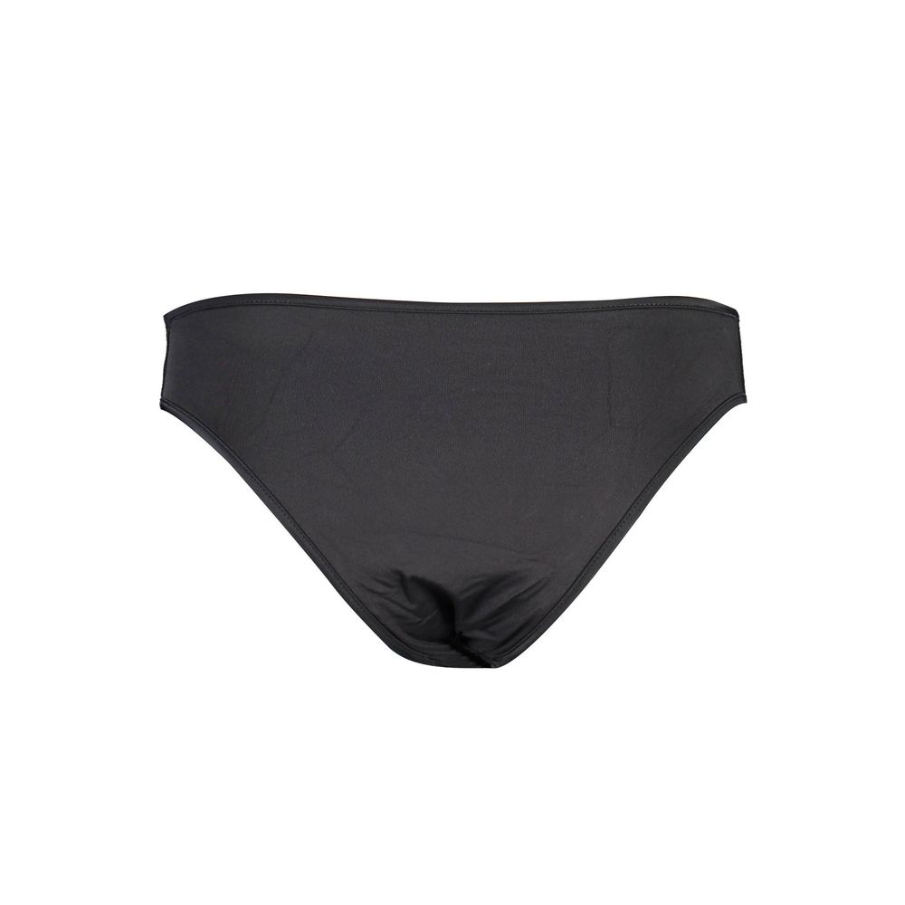 Black Polyamide Women's Swim Briefs - ventzia