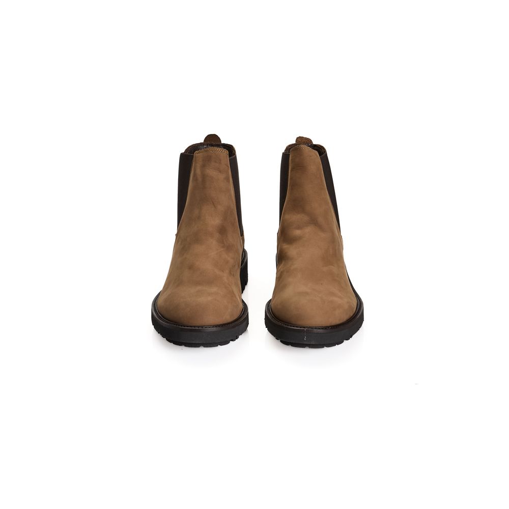 Brown Calfskin Men Boot - ventzia