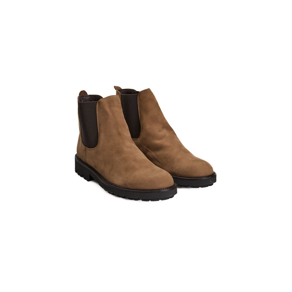Brown Calfskin Men Boot - ventzia