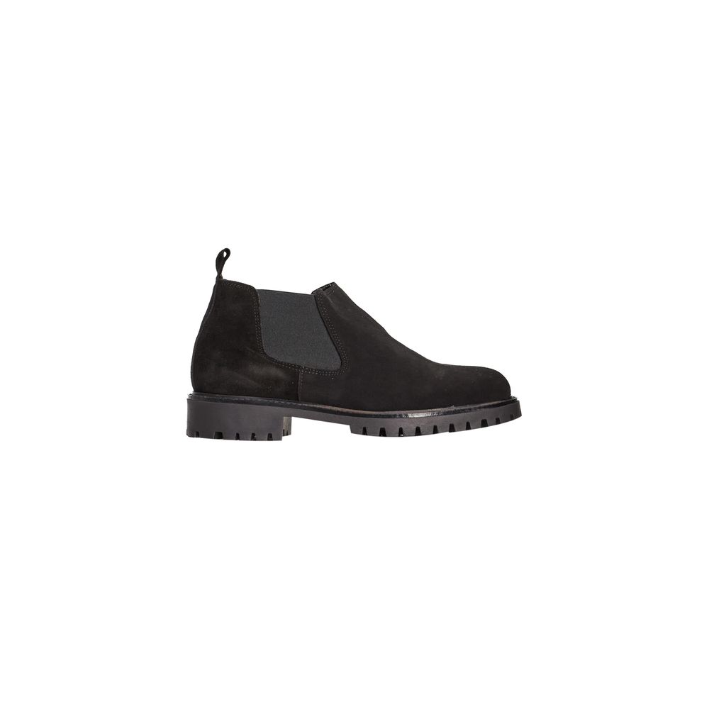 Black Calfskin Men Boot - ventzia