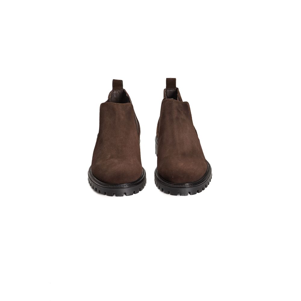 Brown Calfskin Men's Boot - ventzia