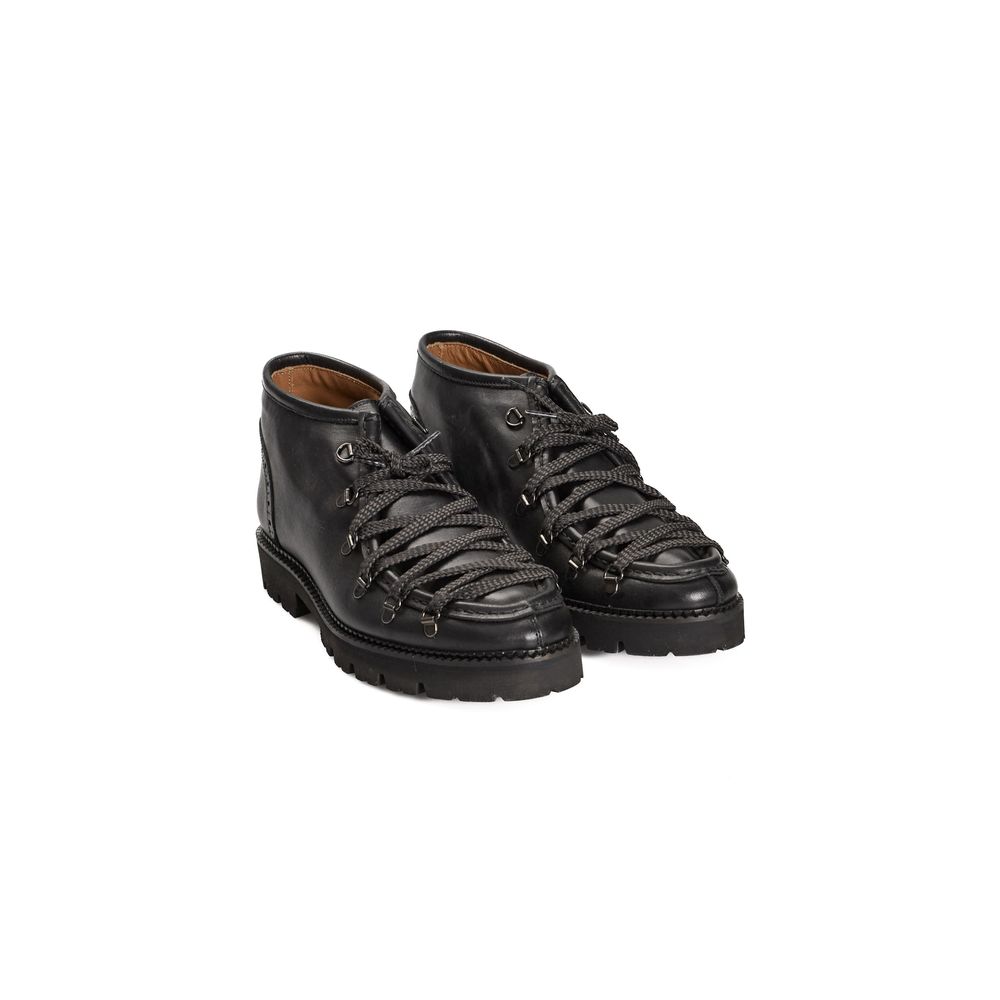 Black Calfskin Men Boot - ventzia