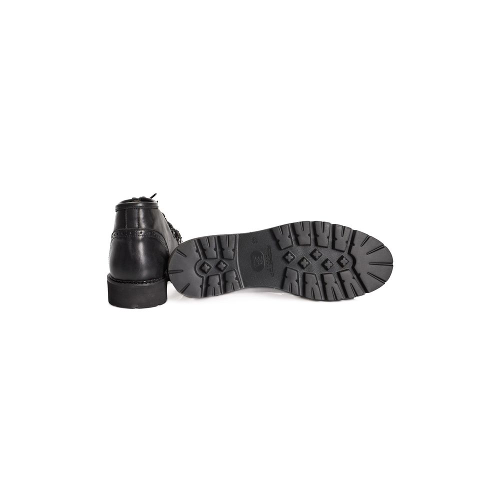 Black Calfskin Men Boot - ventzia