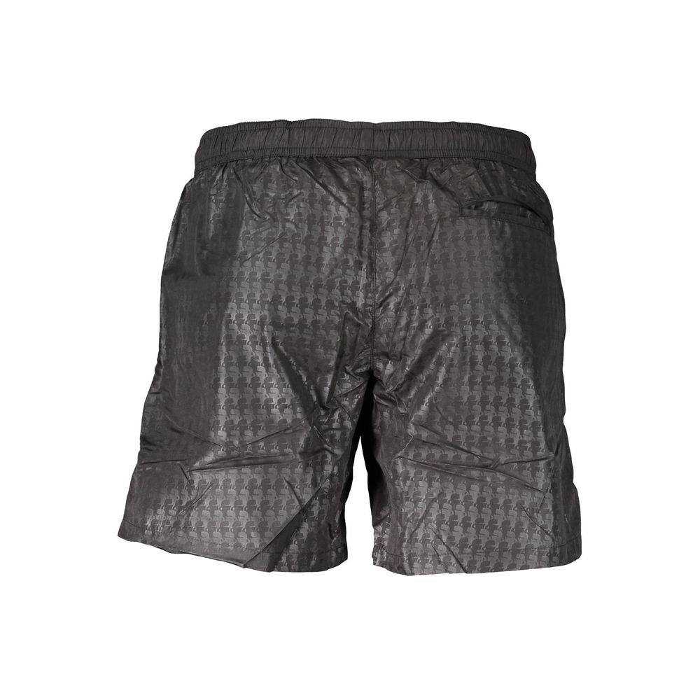 Black Polyester Swimwear - ventzia