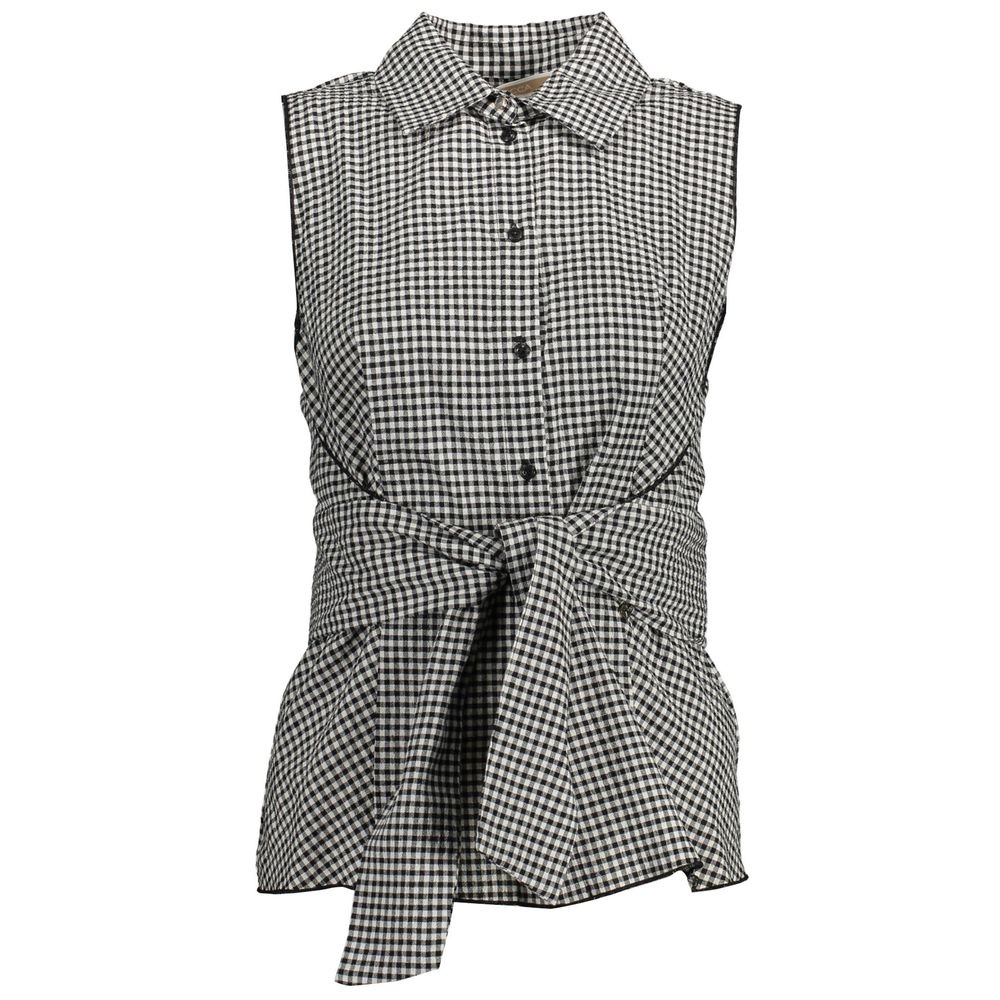 Black Cotton Shirt - ventzia