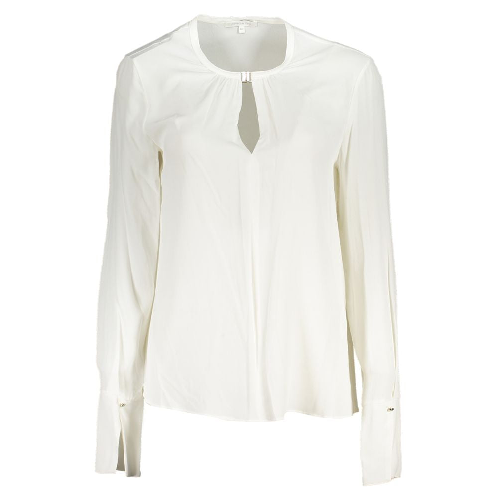 White Viscose Shirt - ventzia