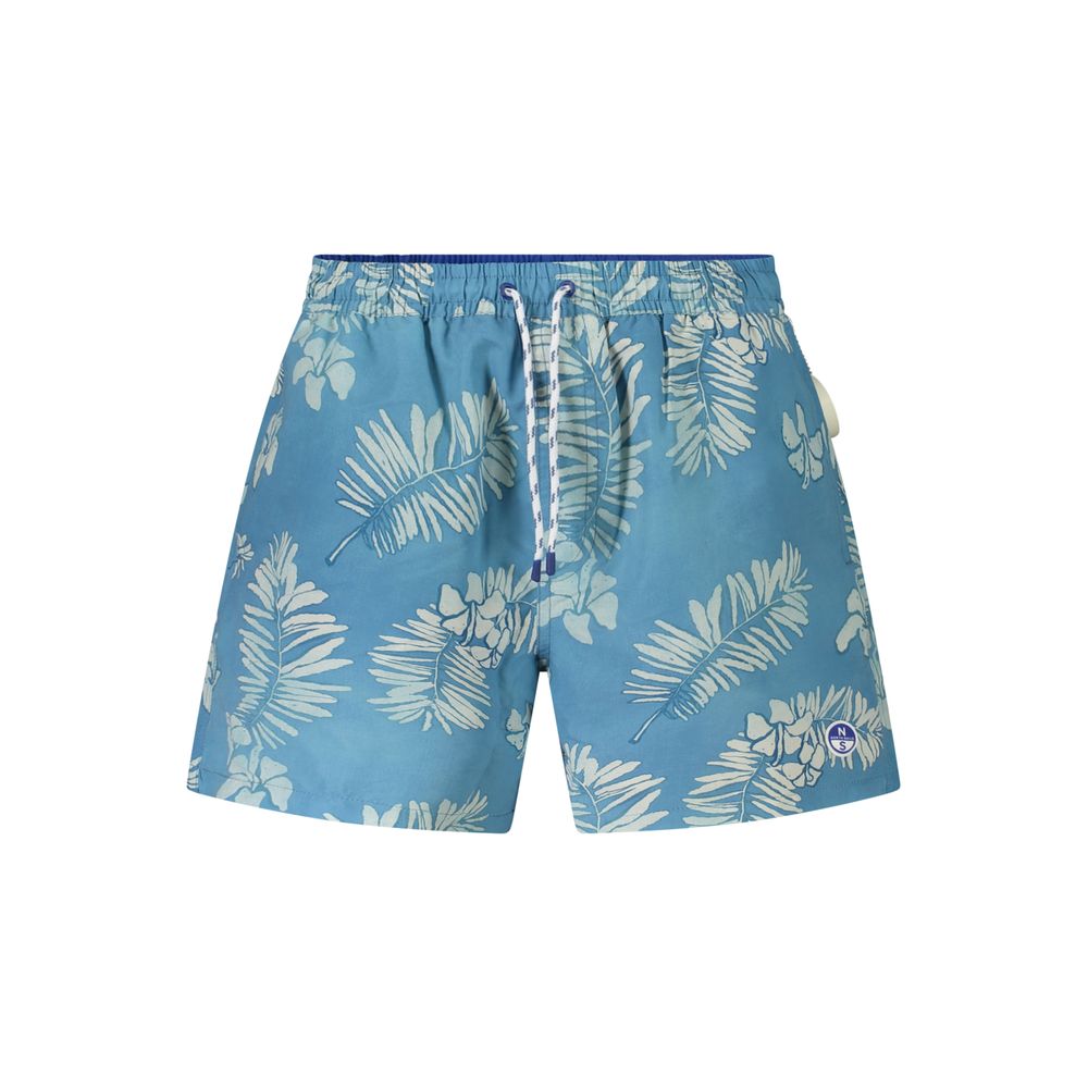 Azzurro Polyester Men Swim Boxer - ventzia