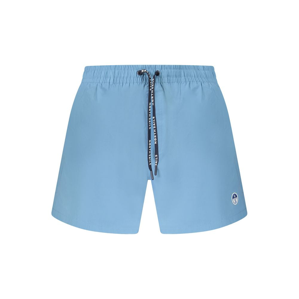 Azzurro Nylon Men's Swim Boxer - ventzia