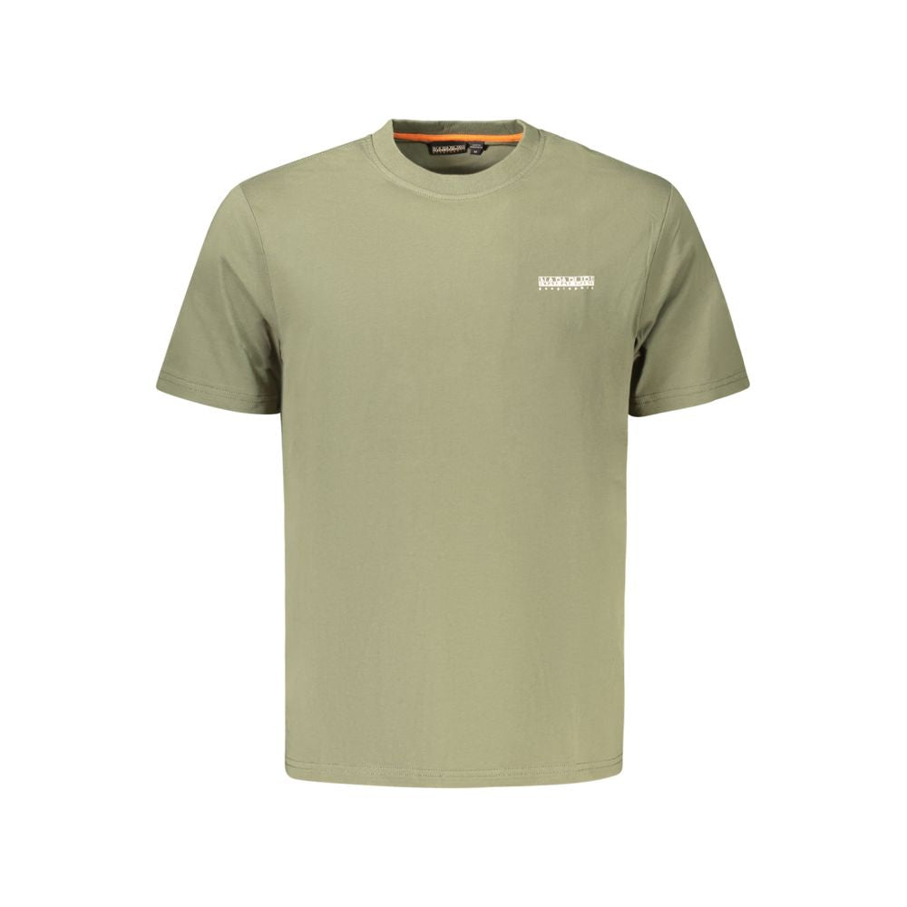 Green Cotton Men T-Shirt - ventzia
