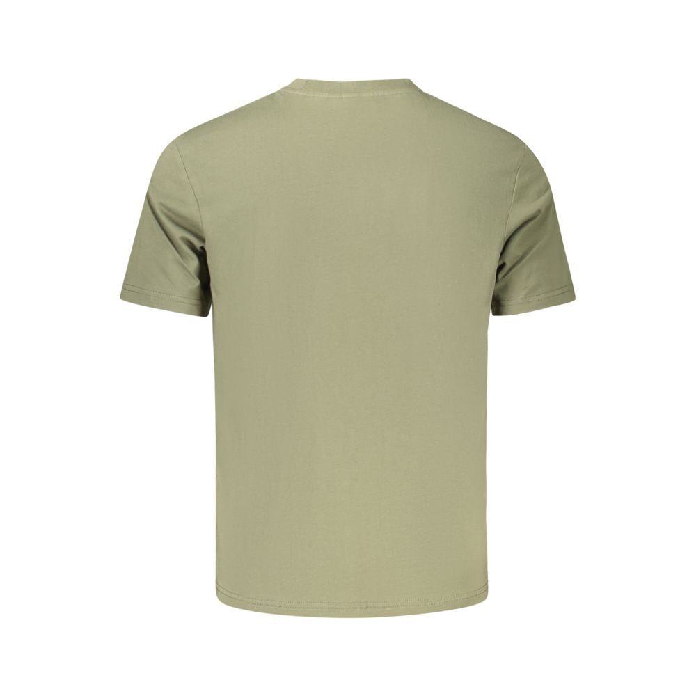 Green Cotton Men T-Shirt - ventzia