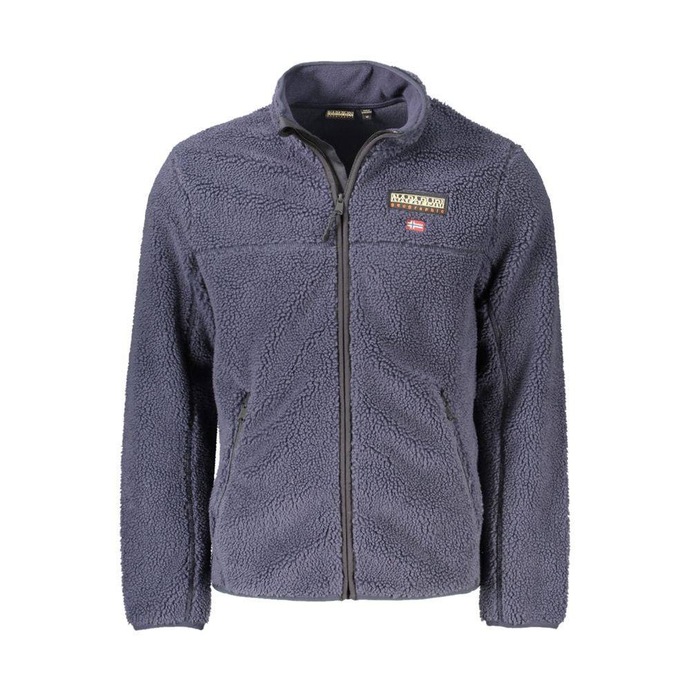 Blue Polyester Men Sweater - ventzia