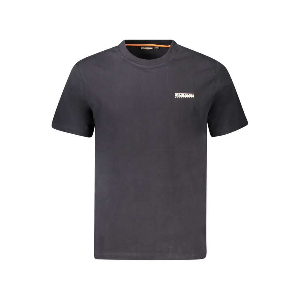 Black Cotton Men T-Shirt - ventzia