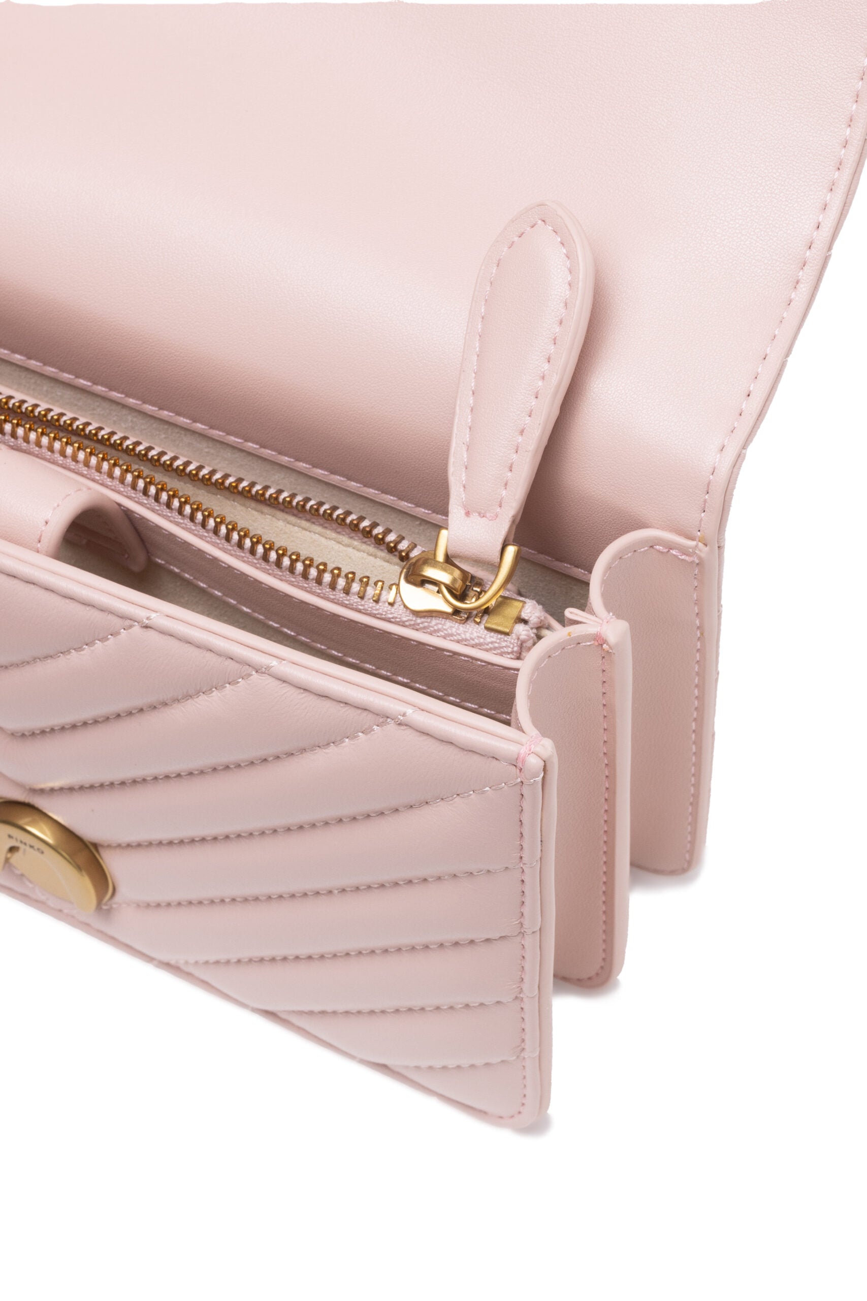 Powder Pink Mini Love Bag One Chevron - ventzia