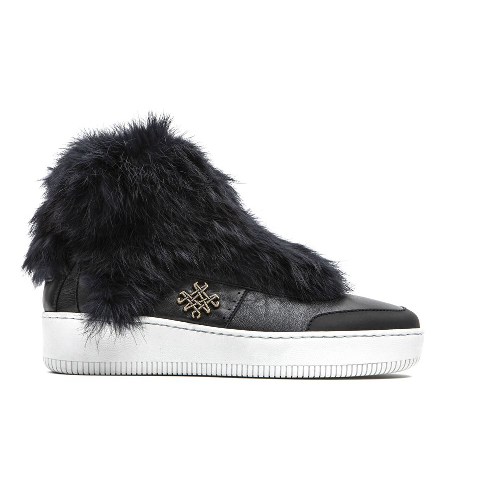 Blue Cotton Women Sneaker - ventzia