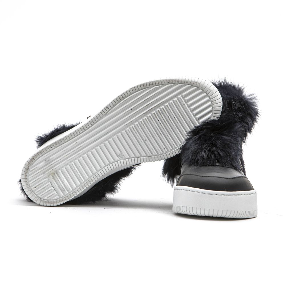 Blue Cotton Women Sneaker - ventzia