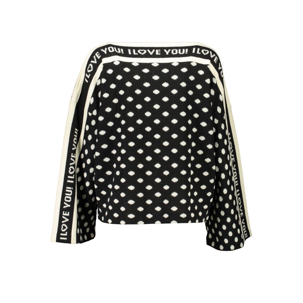 Black Acrylic Women Sweater