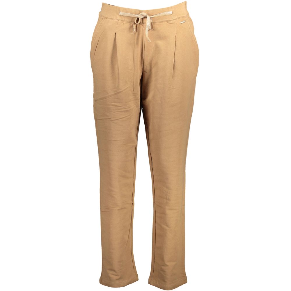 Marrone Cotton Women's Track Pant - ventzia
