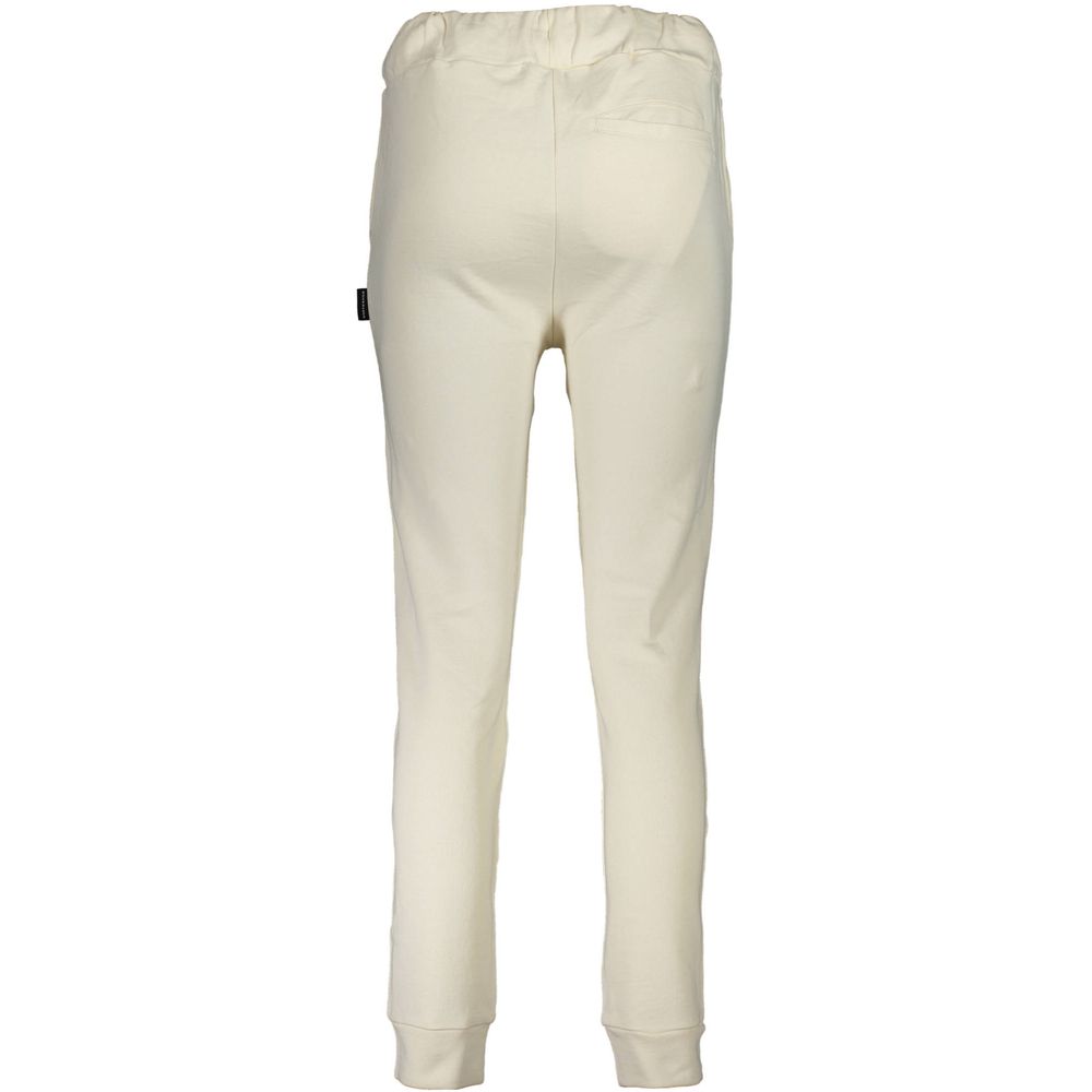White Cotton Women's Sweatpant - ventzia