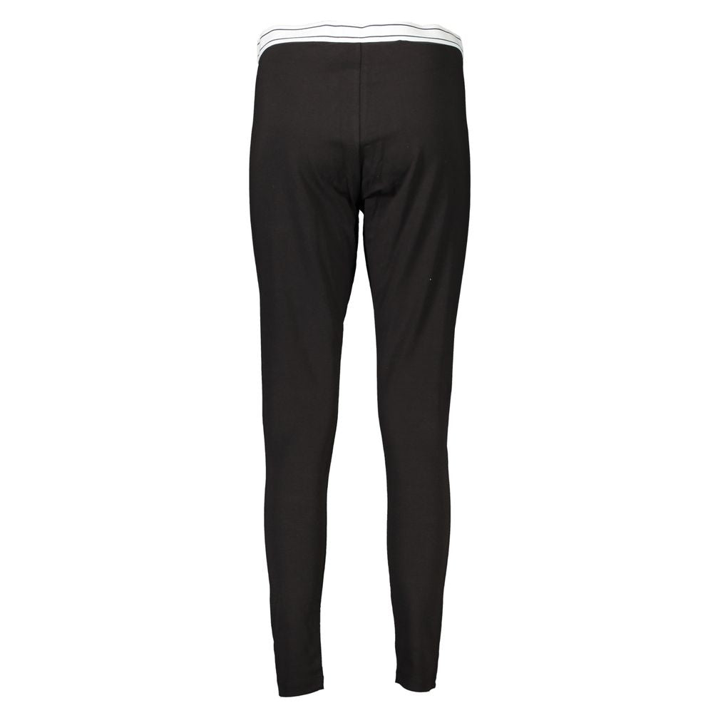Black Cotton Women's Legging - ventzia