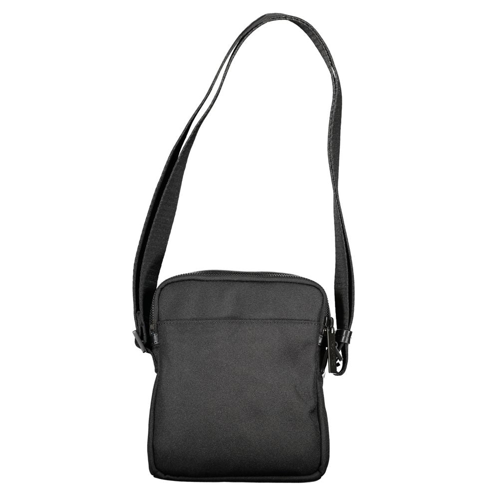 Black Polyester Handbag - ventzia