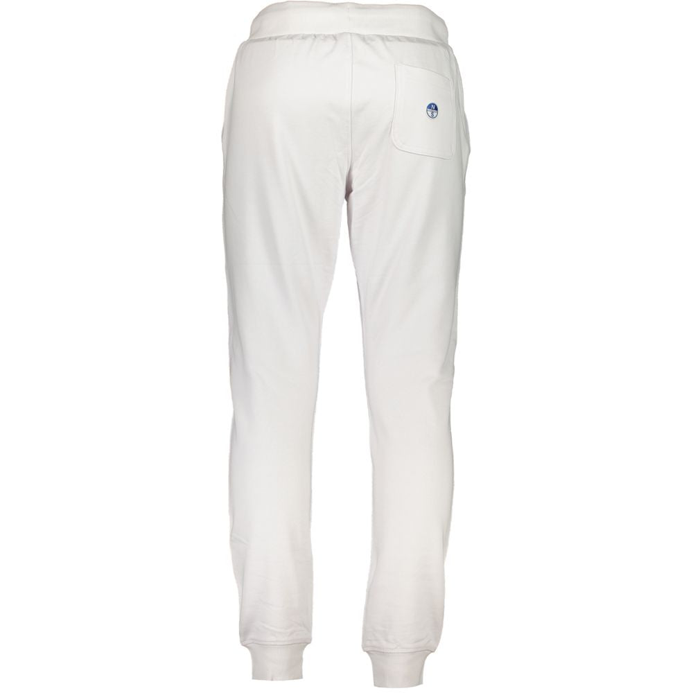 White Cotton Men's Sport Trouser - ventzia