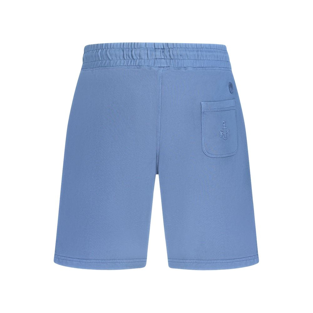 Blue Cotton Men's Sweatpant - ventzia