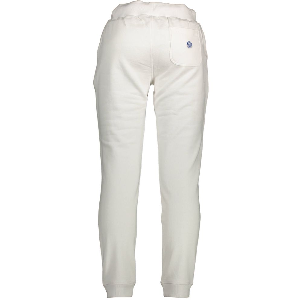 White Cotton Men's Sweatpant - ventzia