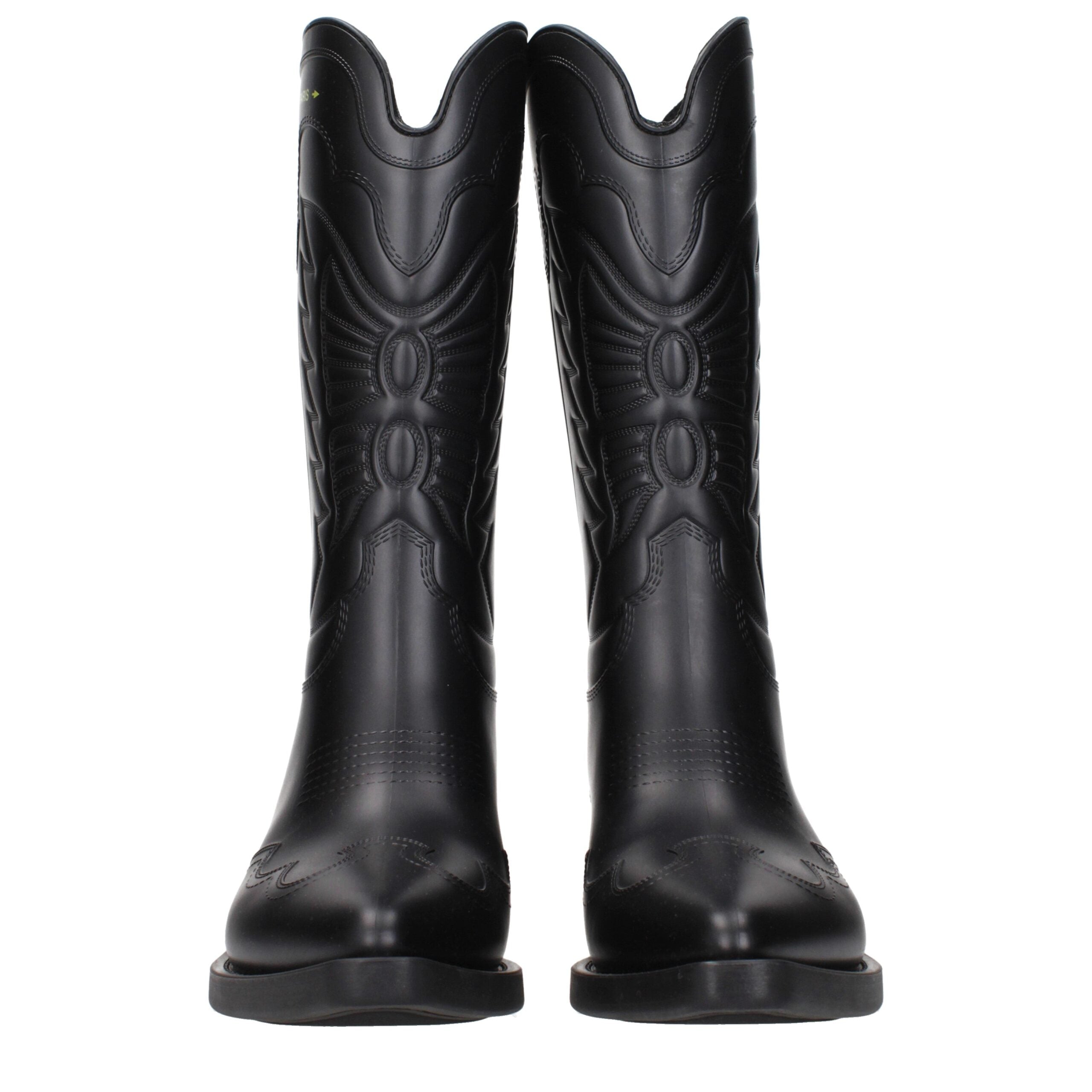Black Cotton Boots
