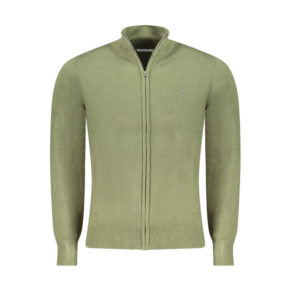 Green Nylon Sweater