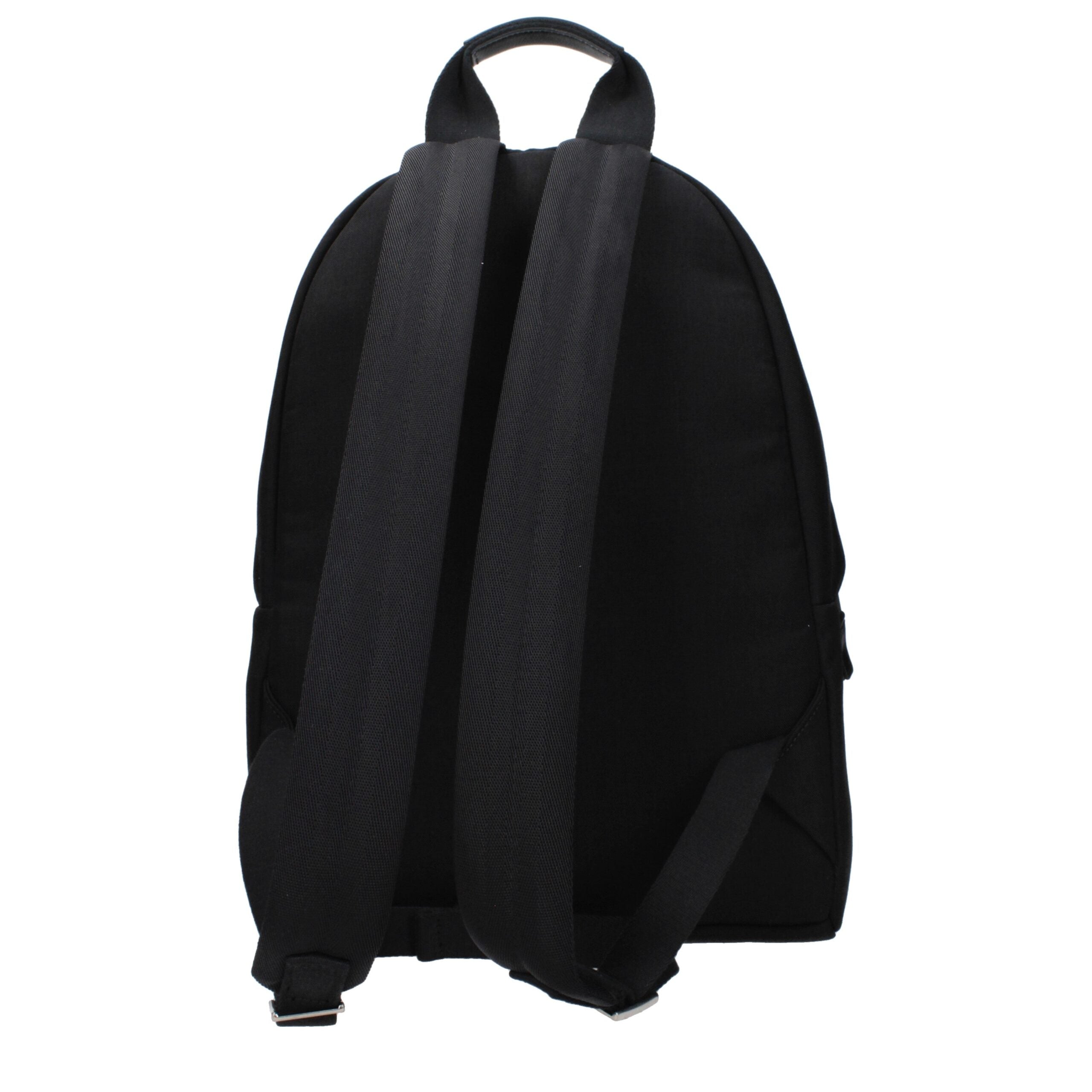 Black Fabric Backpack - ventzia
