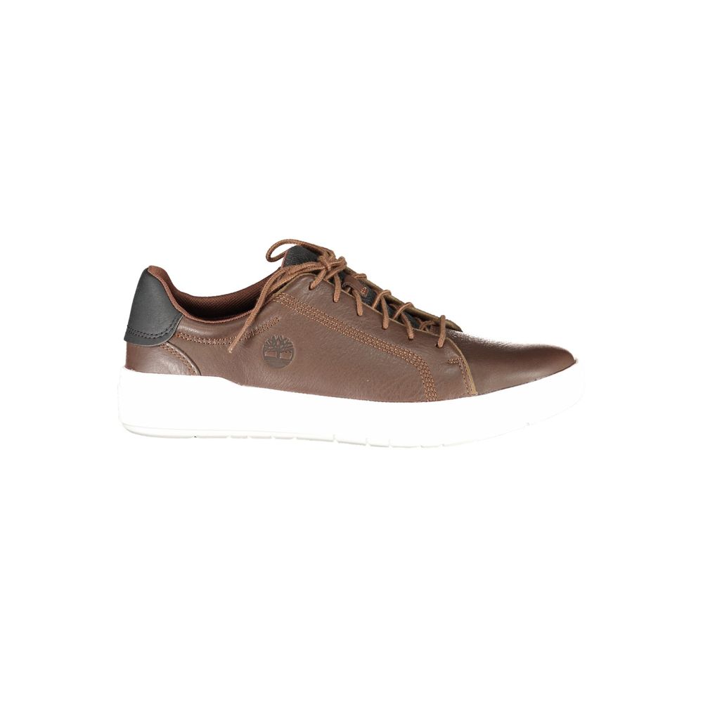 Brown Polyester Sneaker