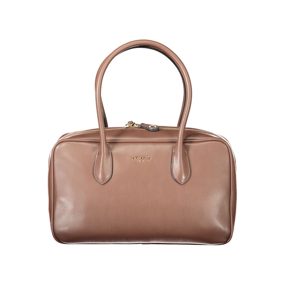 Brown Polyethylene Handbag