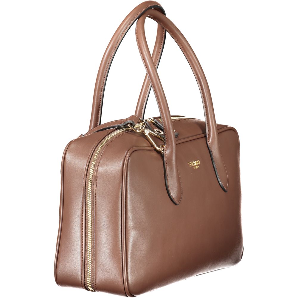 Brown Polyethylene Handbag