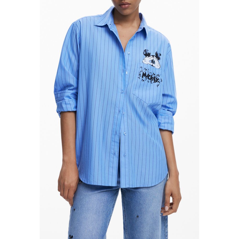 Blue Cotton Shirt