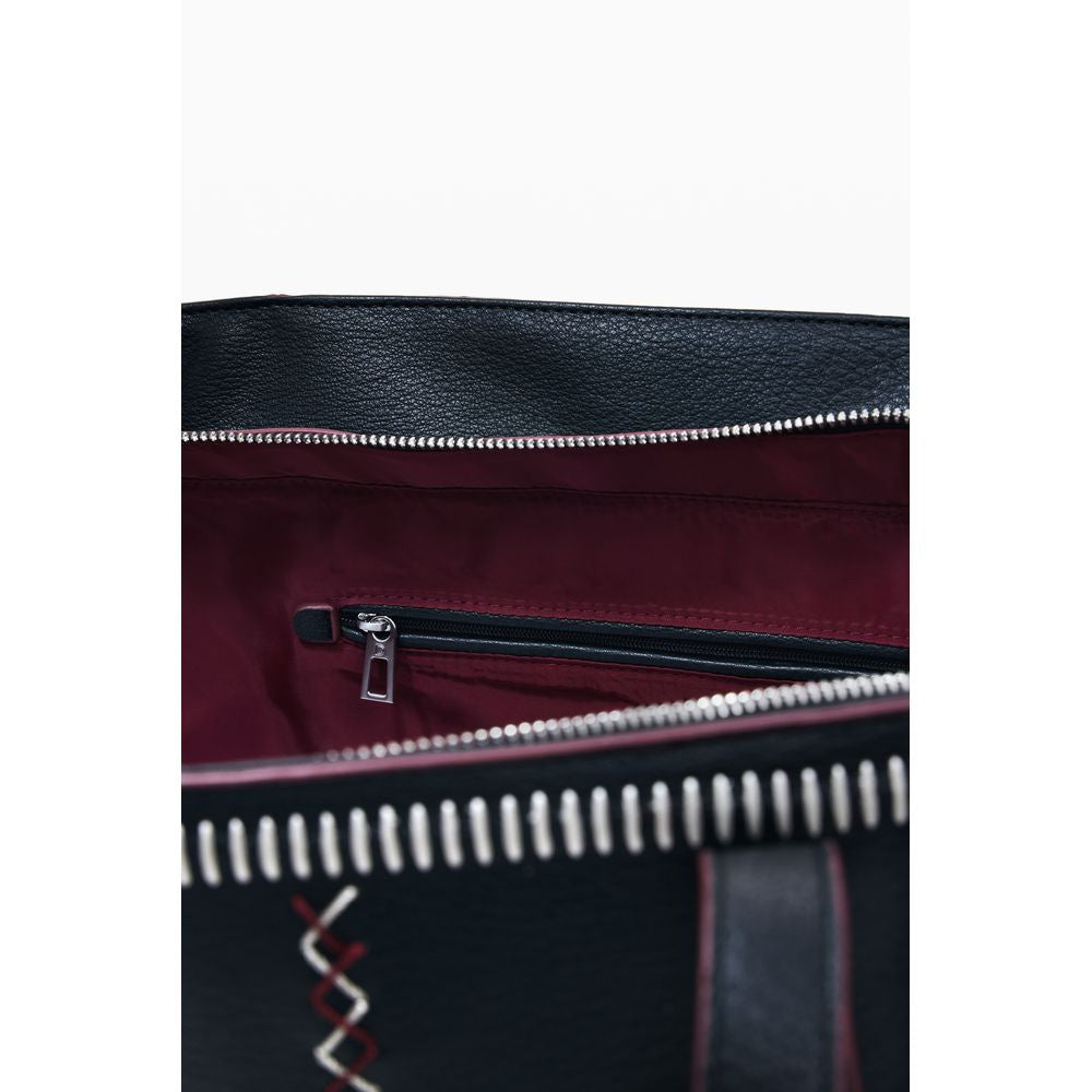 Black Polyethylene Handbag