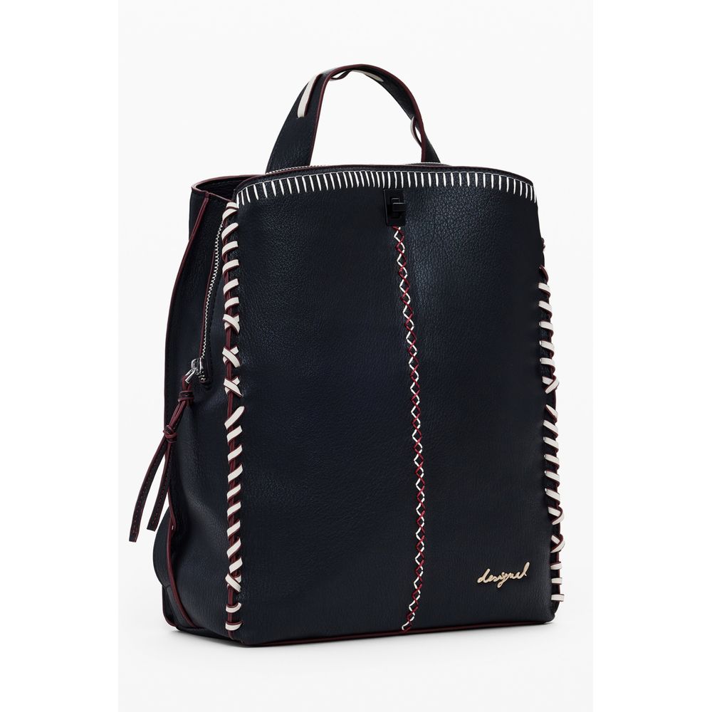 Black Polyethylene Backpack