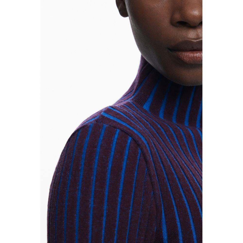 Brown Polyester Sweater