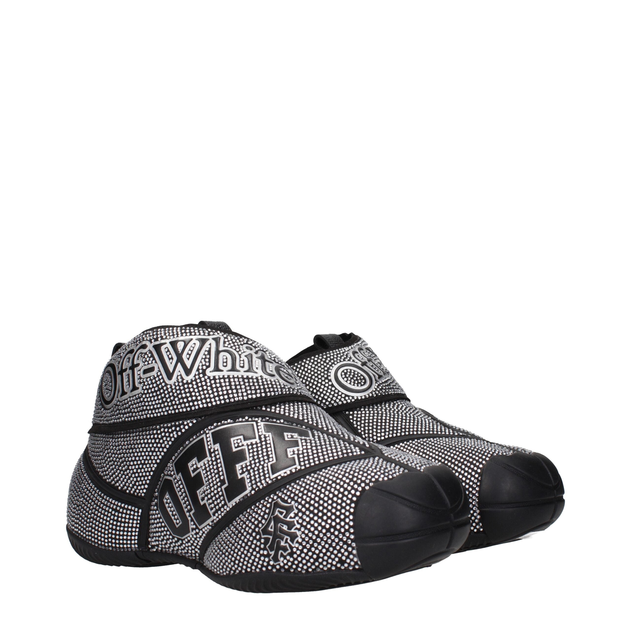 Black Cotton Sneakers - ventzia
