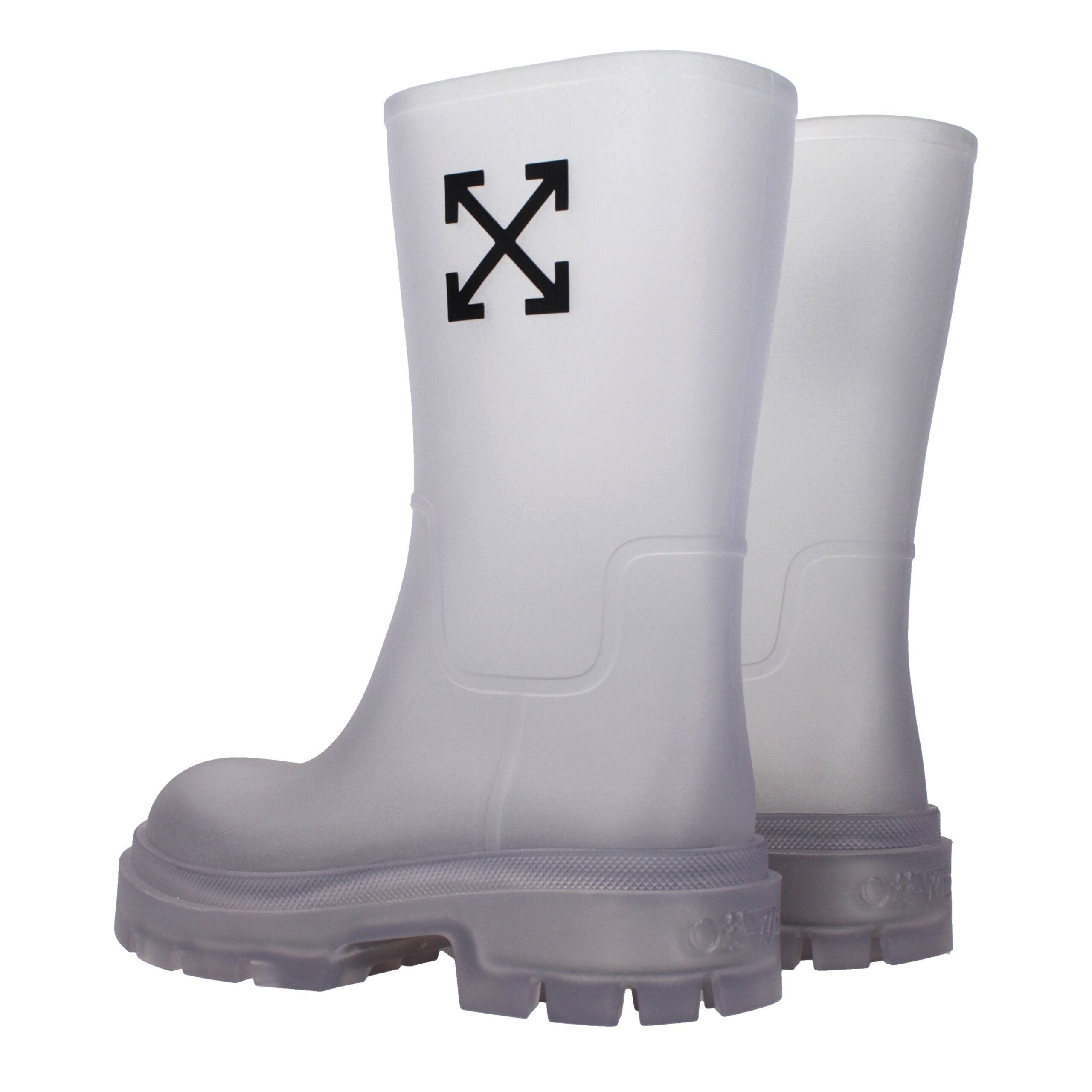 Transparent Pvc Ankle Boots