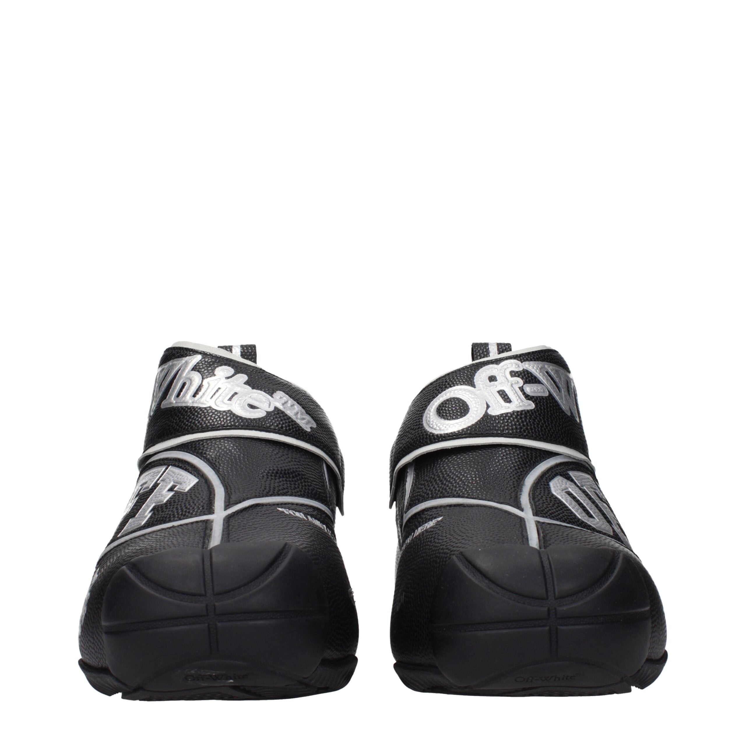 Black Leather High Top Sneakers
